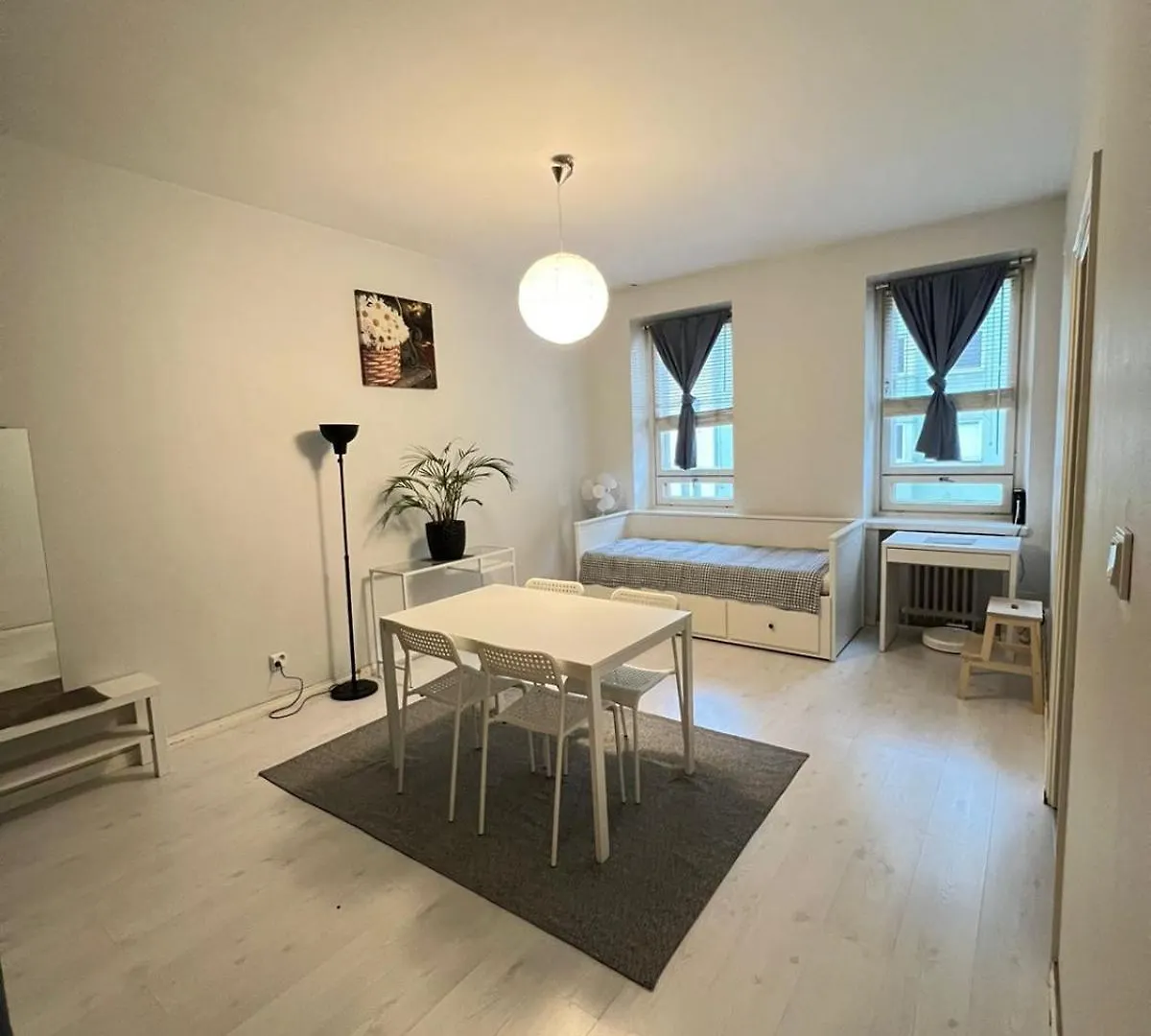 Moderni Siisti Studio Koti Jossa Modernit Kalusteet Helsinki Apartment